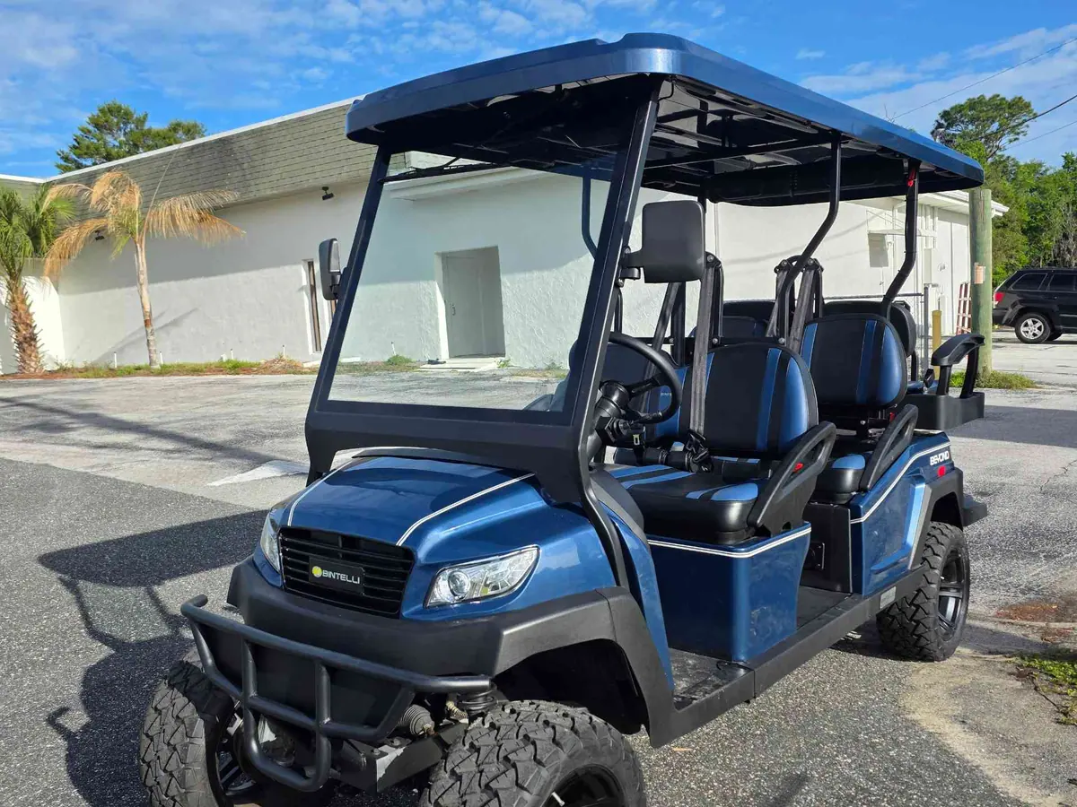 Used blue electric 2024 Bintelli Other lifted golf cart for sale in Lecanto, FL