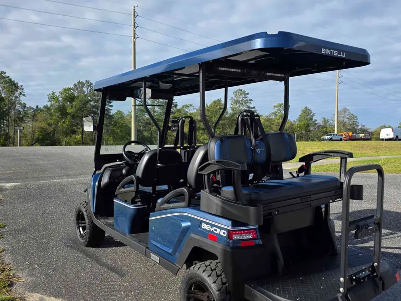 Used blue electric 2024 Bintelli Other lifted golf cart for sale in Lecanto, FL — photo 3