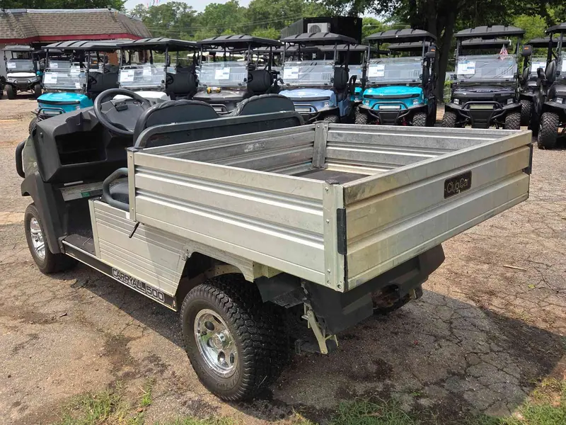 Used green gas 2019 Club Car Carryall golf cart for sale in Raleigh, NC — photo 3