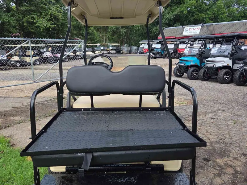 Used beige electric 2012 Club Car DS golf cart for sale in Raleigh, NC — photo 4