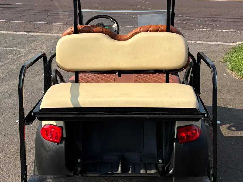 Used beige electric 2019 Club Car Precedent golf cart for sale in Lecanto, FL — photo 4
