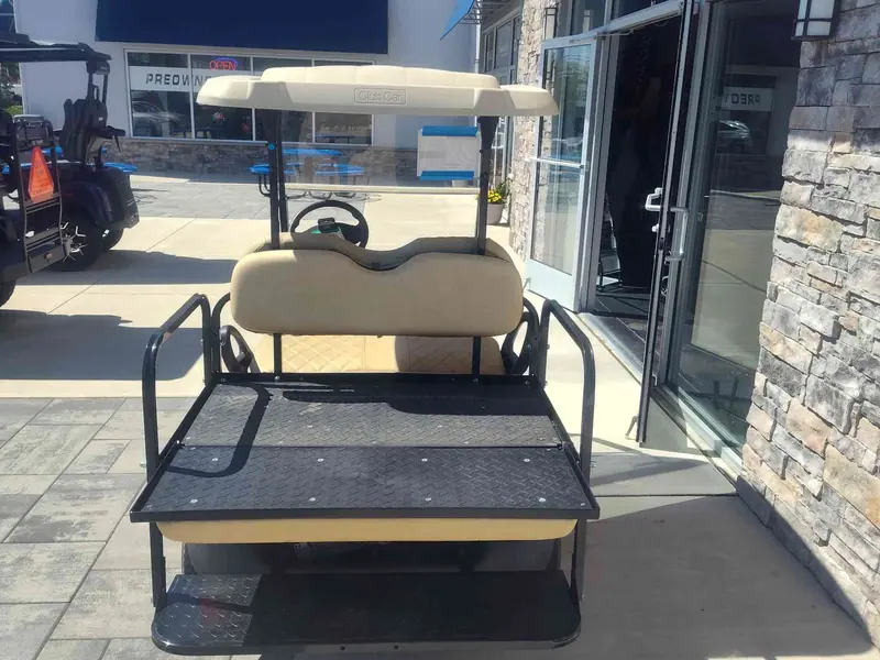 Used beige electric 2019 Club Car Precedent golf cart for sale in Waretown, NJ — photo 4
