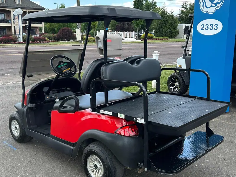 Used red electric 2019 Club Car Precedent golf cart for sale in South Bend, IN — photo 3