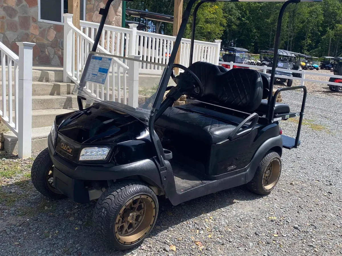Used black electric 2020 Club Car Tempo golf cart for sale in Hatfield, PA