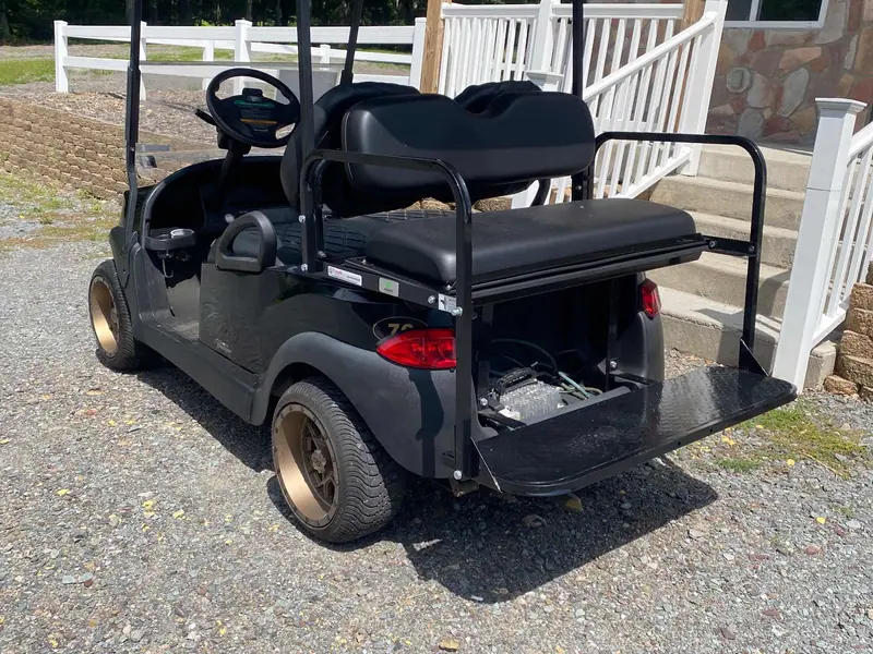 Used black electric 2020 Club Car Tempo golf cart for sale in Hatfield, PA — photo 3