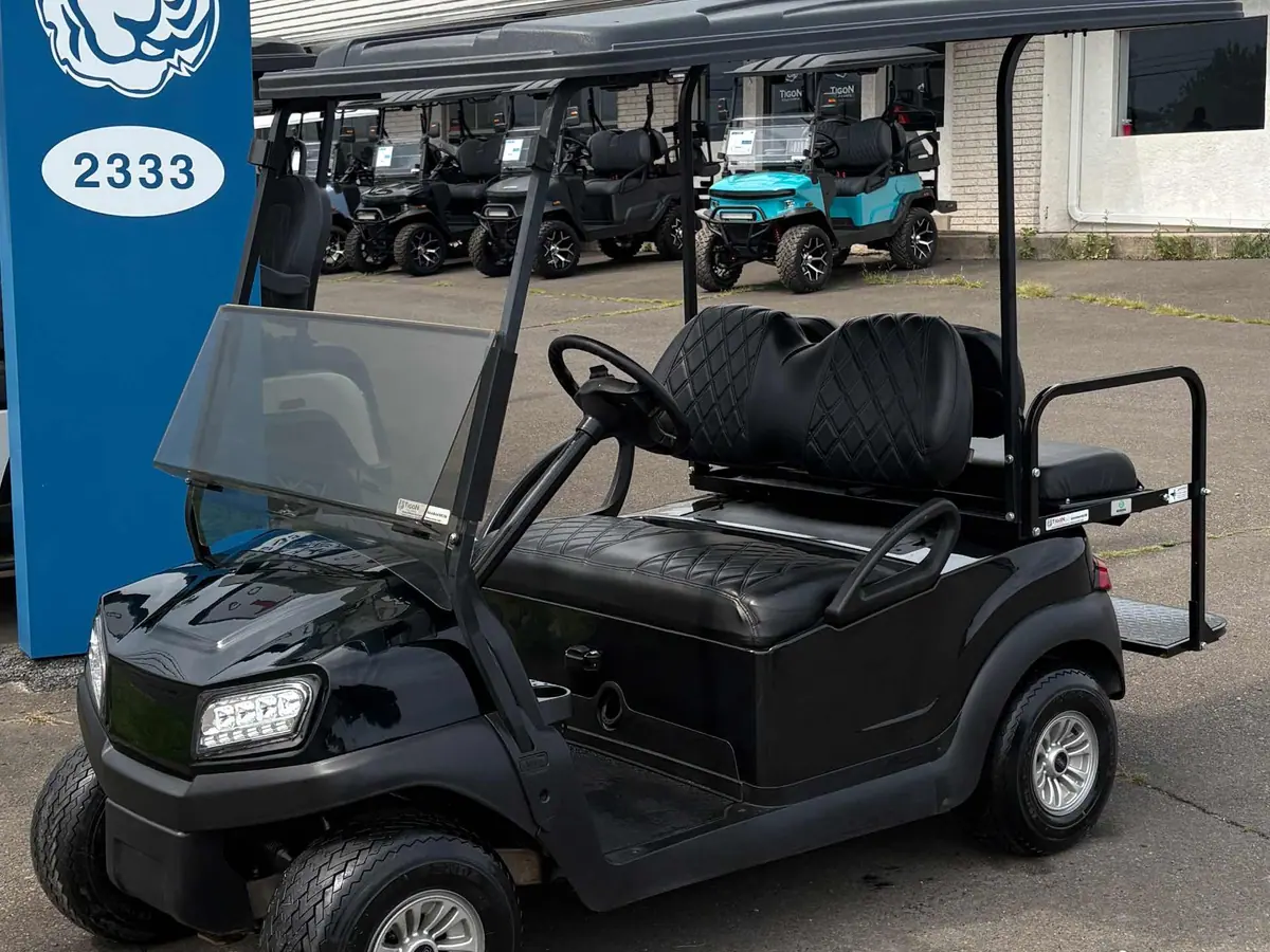Used black electric 2018 Club Car Tempo golf cart for sale in Rio Grande, NJ