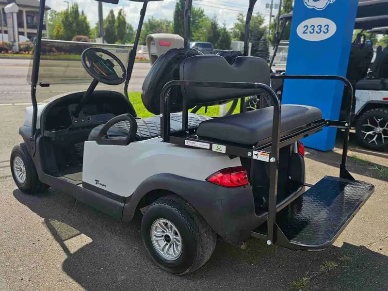 Used gray electric 2020 Club Car Tempo golf cart for sale in Gloucester Point, VA — photo 3