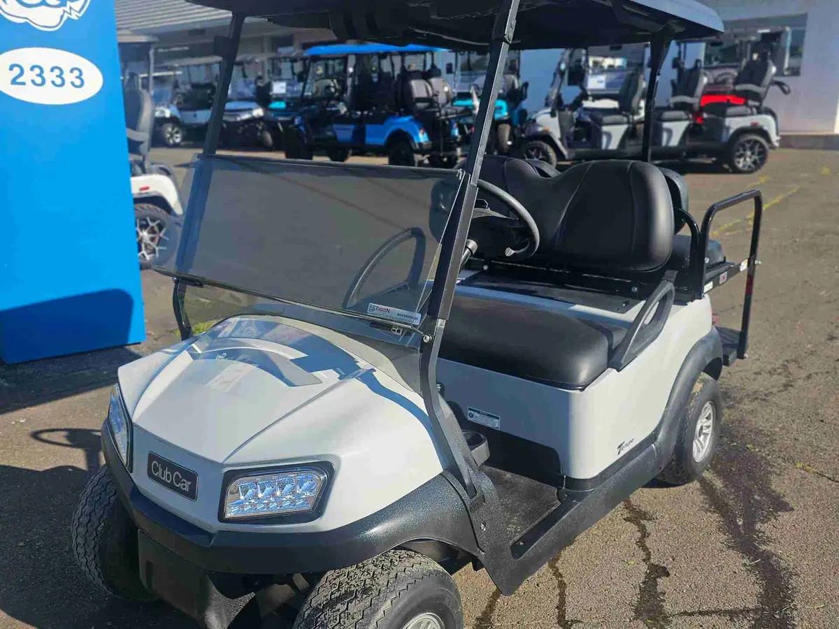 Used gray electric 2020 Club Car Tempo golf cart for sale in Hatfield, PA