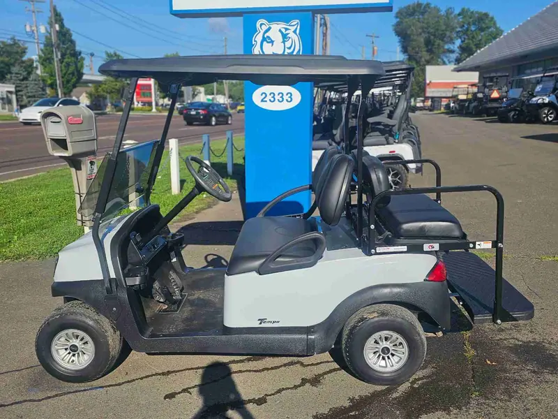 Used gray electric 2020 Club Car Tempo golf cart for sale in Hatfield, PA — photo 2