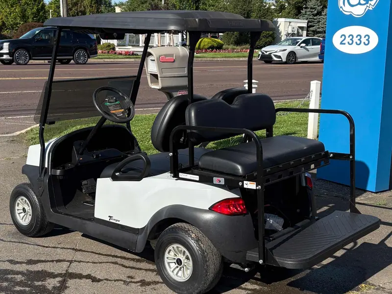 Used gray electric 2020 Club Car Tempo golf cart for sale in Hatfield, PA — photo 3