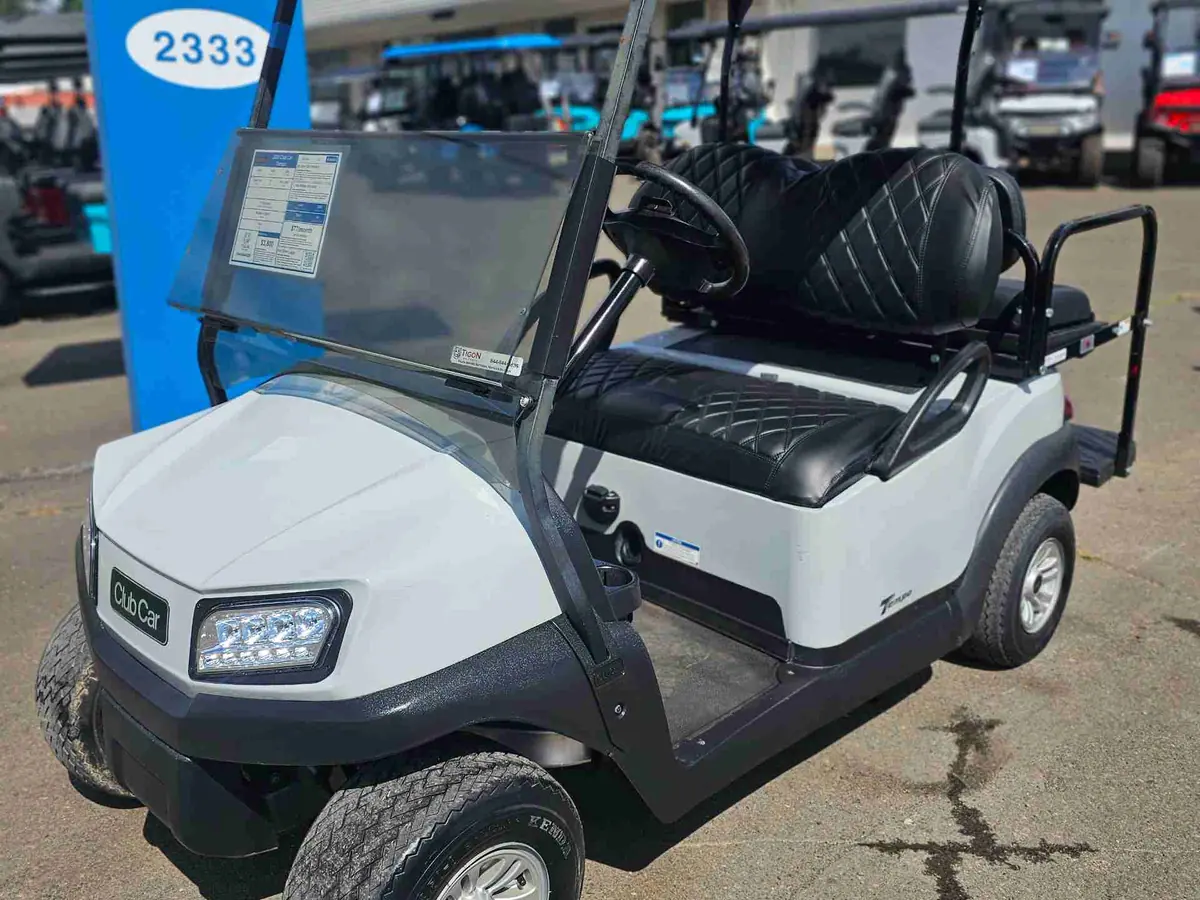 Used gray electric 2020 Club Car Tempo golf cart for sale in Hatfield, PA