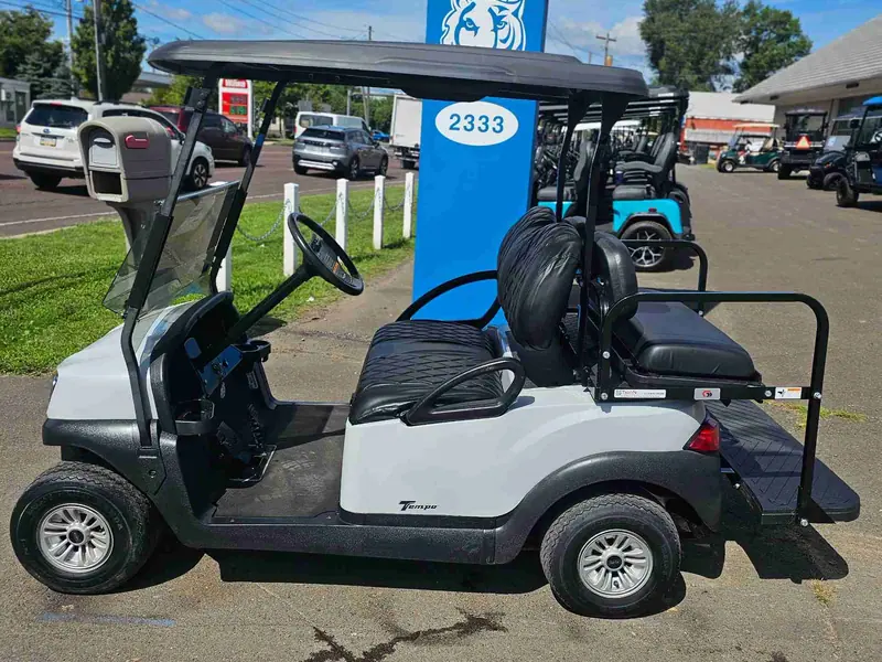 Used gray electric 2020 Club Car Tempo golf cart for sale in Hatfield, PA — photo 2