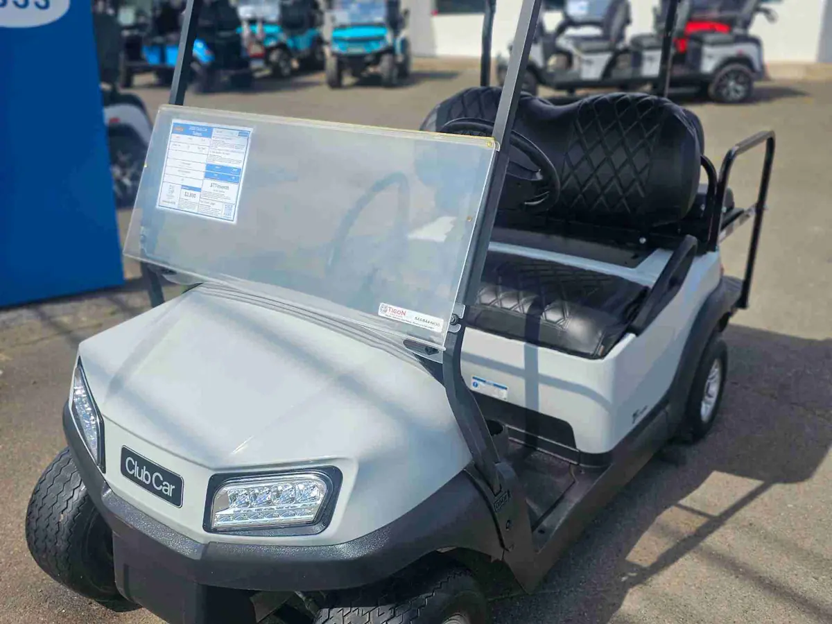 Used gray electric 2020 Club Car Tempo golf cart for sale in Hatfield, PA