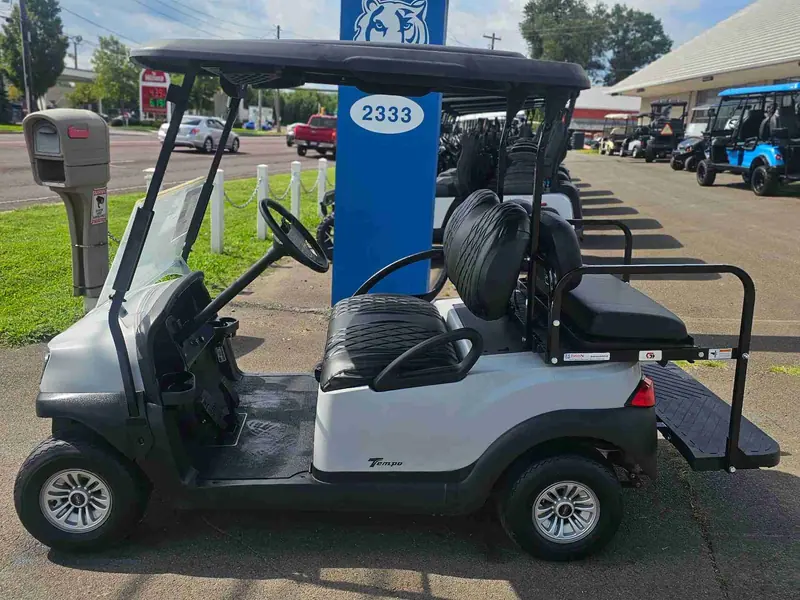 Used gray electric 2020 Club Car Tempo golf cart for sale in Hatfield, PA — photo 2
