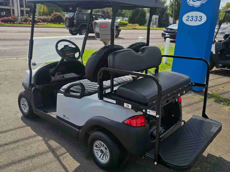 Used gray electric 2020 Club Car Tempo golf cart for sale in Hatfield, PA — photo 3