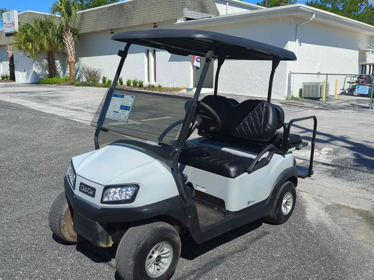 Used gray electric 2020 Club Car Tempo golf cart for sale in Lecanto, FL