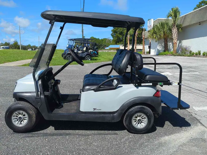 Used gray electric 2020 Club Car Tempo golf cart for sale in Lecanto, FL — photo 2