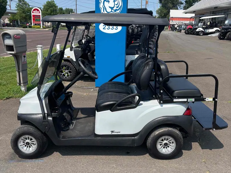 Used gray electric 2020 Club Car Tempo golf cart for sale in Lecanto, FL — photo 2