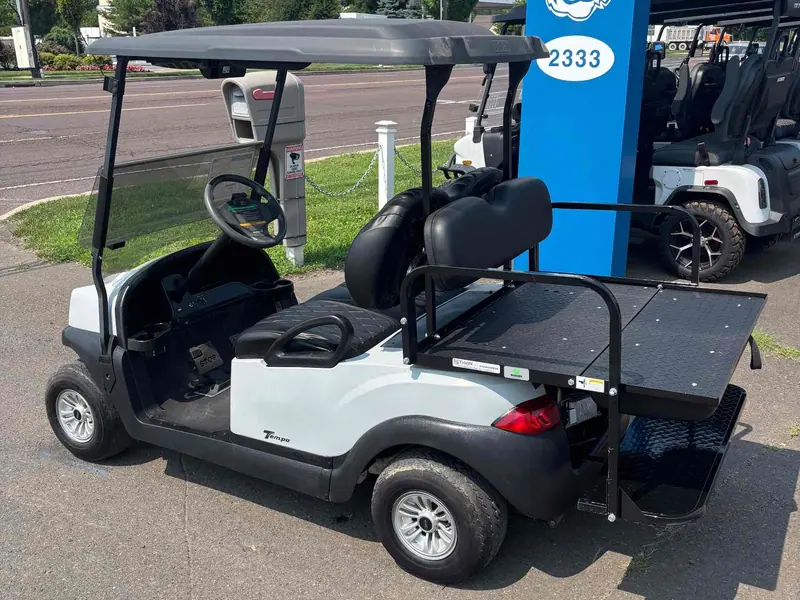 Used gray electric 2020 Club Car Tempo golf cart for sale in Lecanto, FL — photo 3
