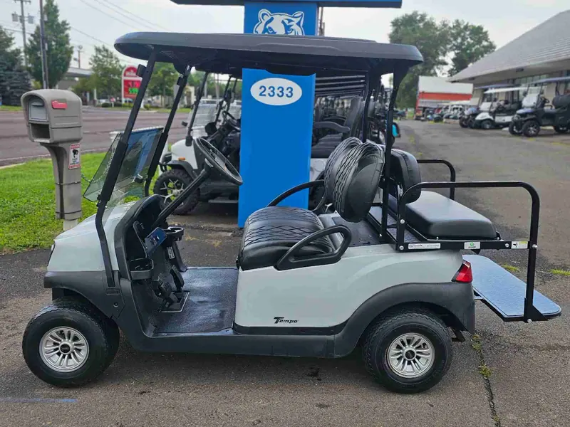 Used gray electric 2020 Club Car Tempo golf cart for sale in Lecanto, FL — photo 2