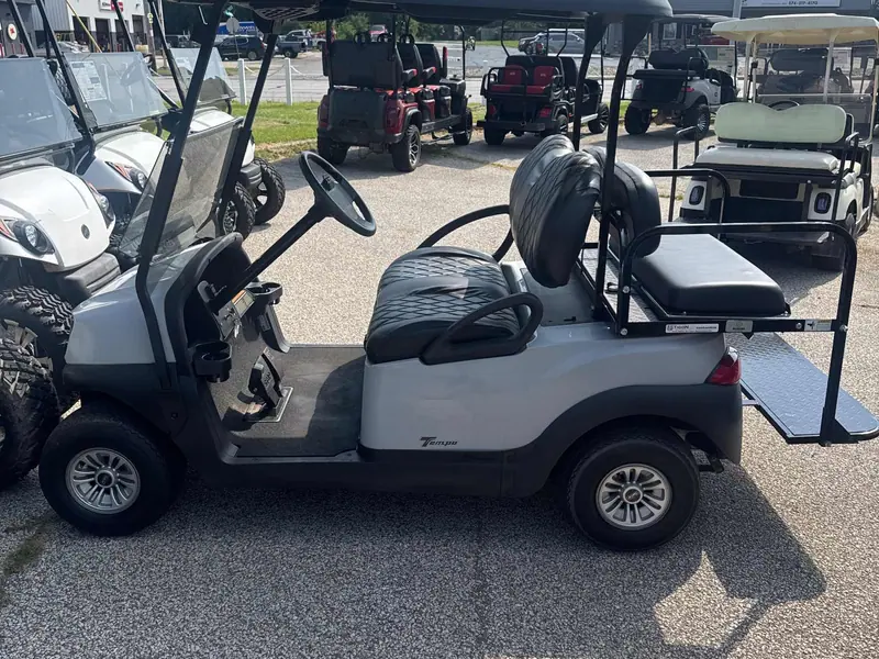 Used gray electric 2020 Club Car Tempo golf cart for sale in South Bend, IN — photo 4