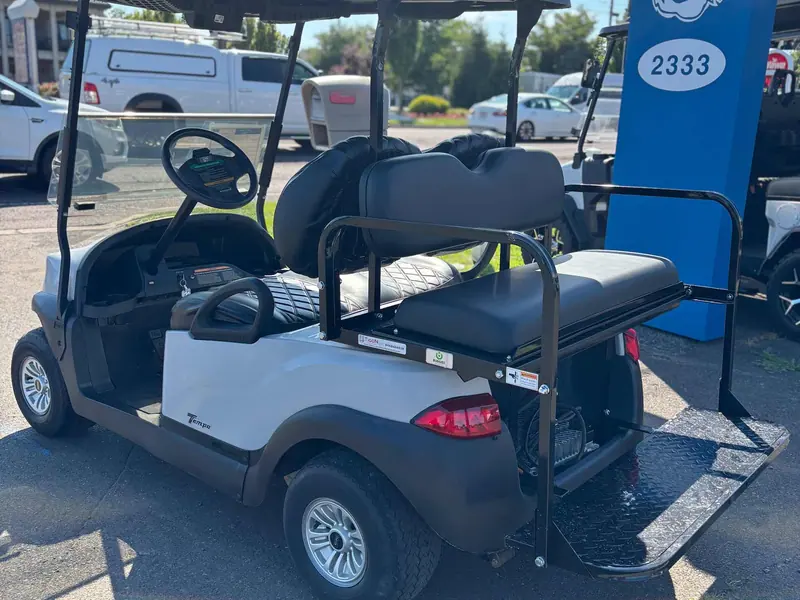 Used gray electric 2020 Club Car Tempo golf cart for sale in Wichita Falls, TX — photo 3