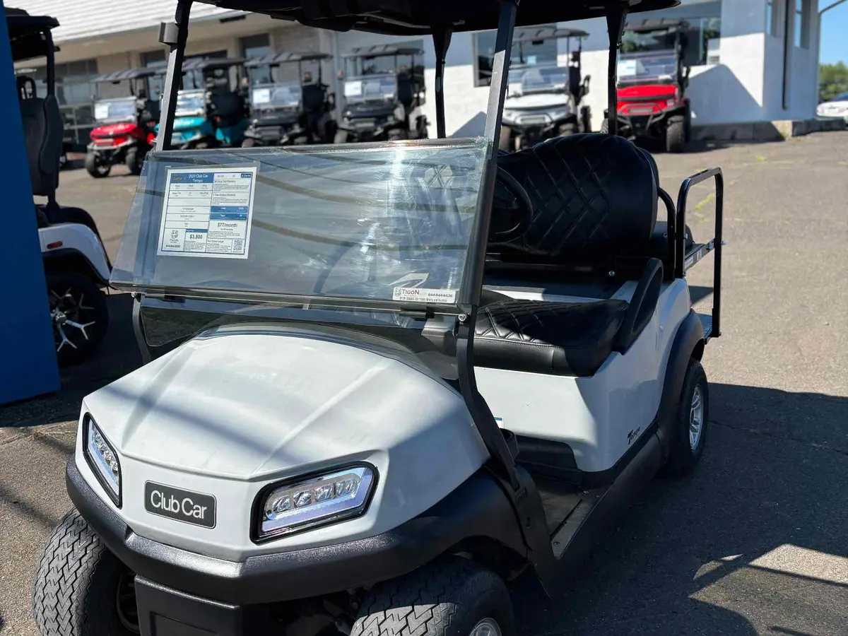 Used gray electric 2020 Club Car Tempo golf cart for sale in Wichita Falls, TX