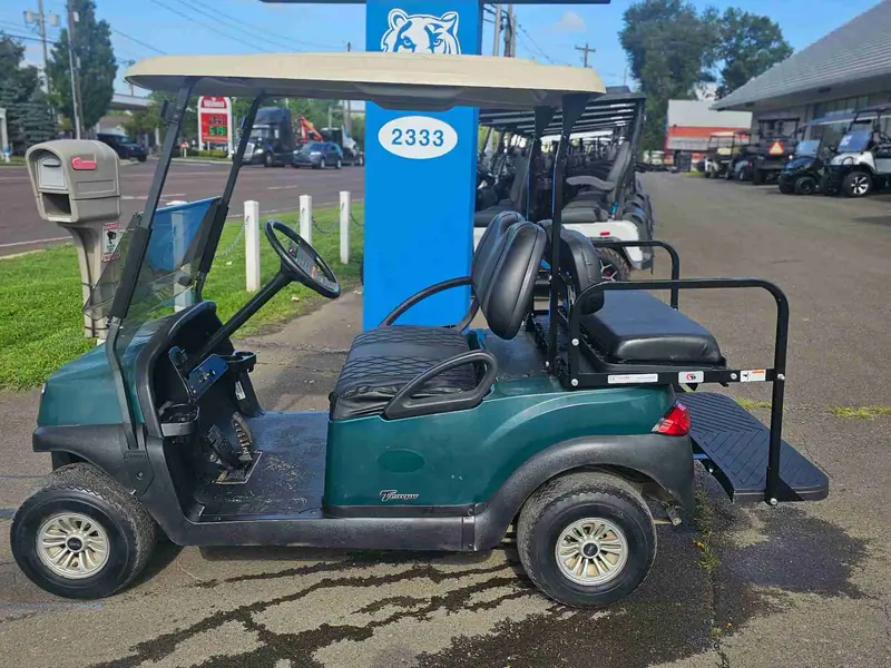 Used green gas 2020 Club Car Tempo golf cart for sale in Hatfield, PA — photo 2