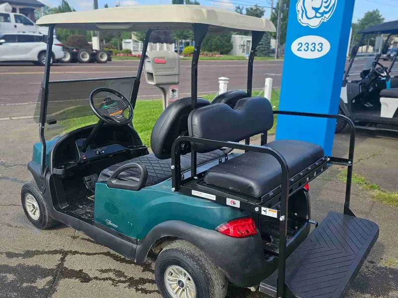 Used green gas 2020 Club Car Tempo golf cart for sale in Hatfield, PA — photo 3