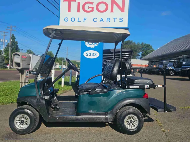 Used green gas 2020 Club Car Tempo golf cart for sale in Hatfield, PA — photo 2