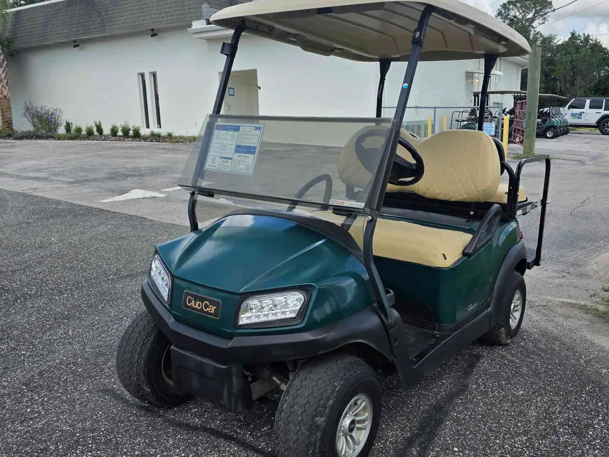 Used green gas 2020 Club Car Tempo golf cart for sale in Lecanto, FL