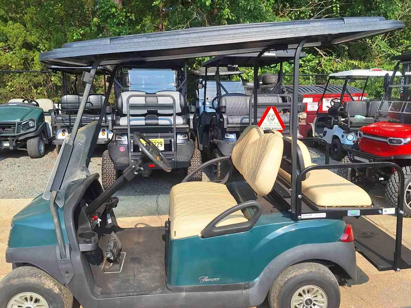Used green electric 2020 Club Car Tempo golf cart for sale in Waretown, NJ — photo 2