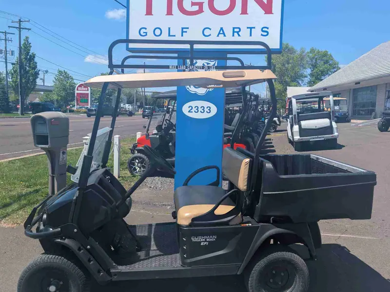 Used black gas 2021 Cushman Other golf cart for sale in Hatfield, PA — photo 2
