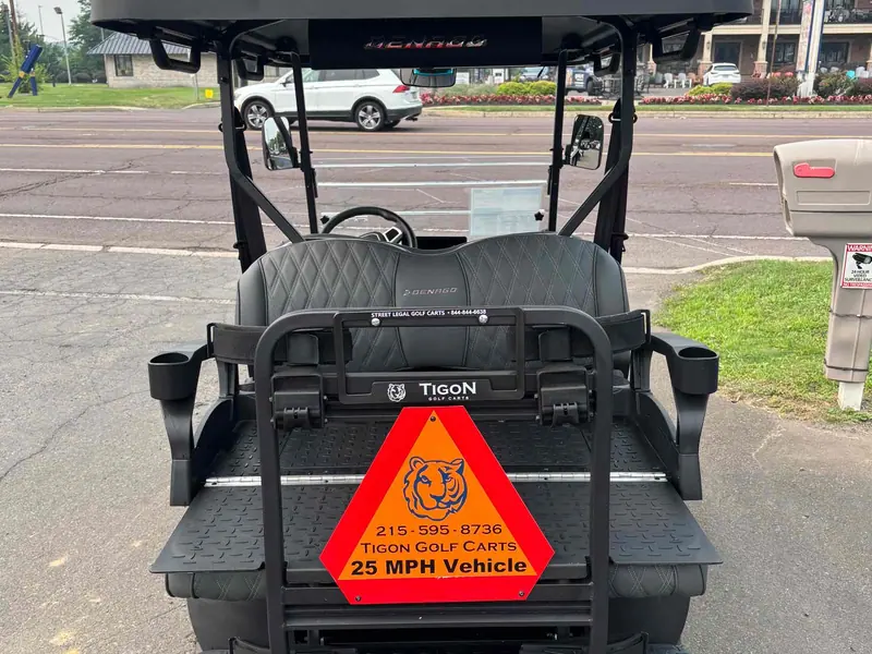 New aqua electric 2026 Denago Nomad XL lifted golf cart for sale in Hatfield, PA — photo 4