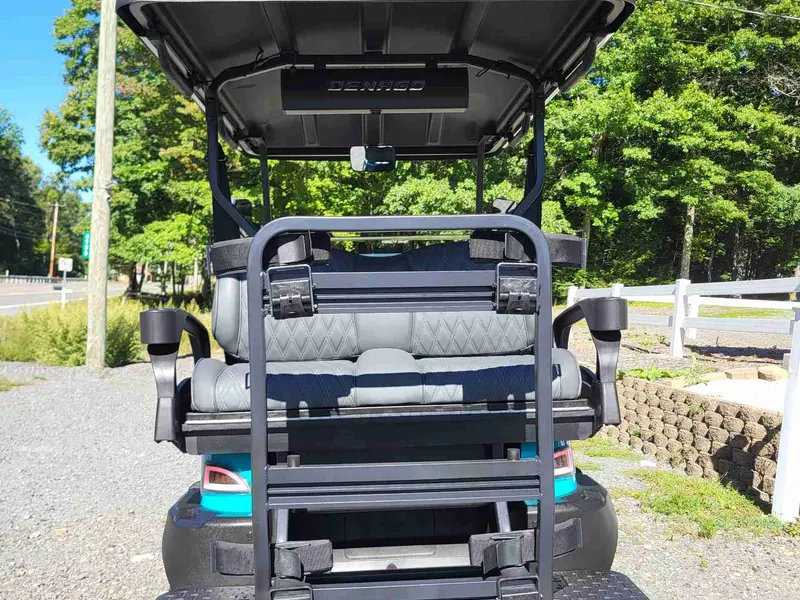 New aqua electric 2026 Denago Nomad XL lifted golf cart for sale in Long Pond, PA — photo 4