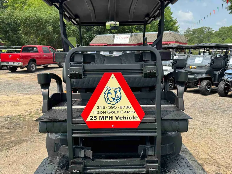 New aqua electric 2026 Denago Nomad XL lifted golf cart for sale in Raleigh, NC — photo 4