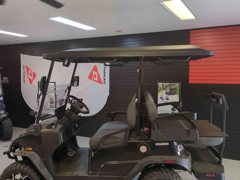 New black electric 2026 Denago Nomad XL lifted golf cart for sale in Gloucester Point, VA — photo 2