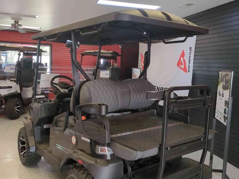 New black electric 2026 Denago Nomad XL lifted golf cart for sale in Gloucester Point, VA — photo 3