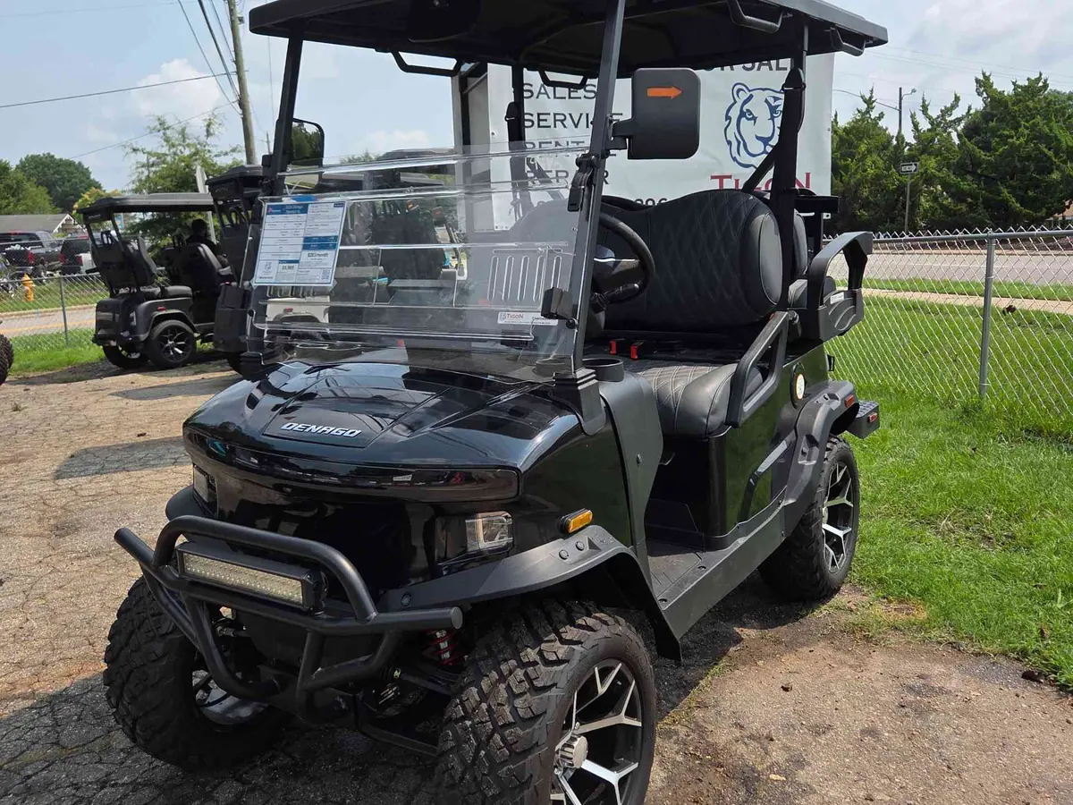New black electric 2026 Denago Nomad XL golf cart for sale in Raleigh, NC