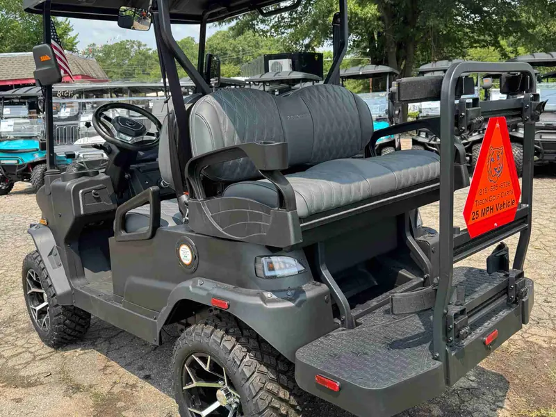 New black electric 2026 Denago Nomad XL lifted golf cart for sale in Raleigh, NC — photo 3