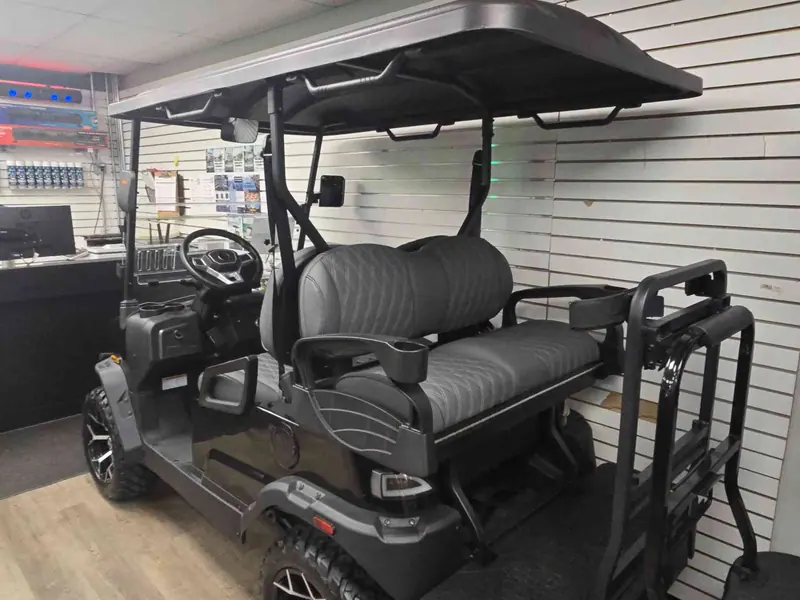 New black electric 2026 Denago Nomad XL lifted golf cart for sale in Scranton, PA — photo 3