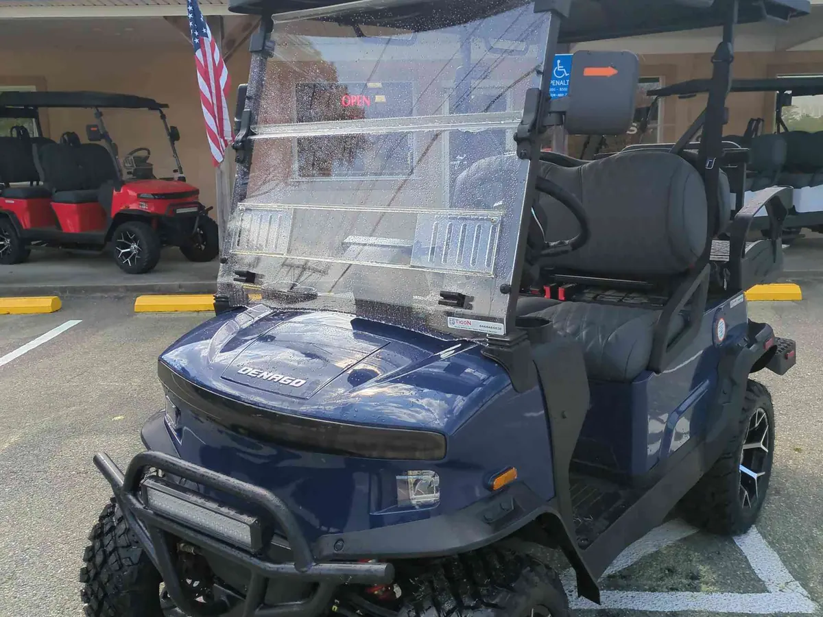 New blue electric 2026 Denago Nomad XL lifted golf cart for sale in Gloucester Point, VA