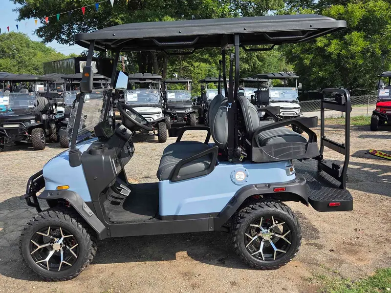 New glacier electric 2026 Denago Nomad XL lifted golf cart for sale in Raleigh, NC — photo 2