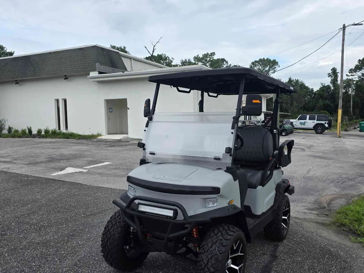 New gray electric 2026 Denago Nomad XL lifted golf cart for sale in Lecanto, FL