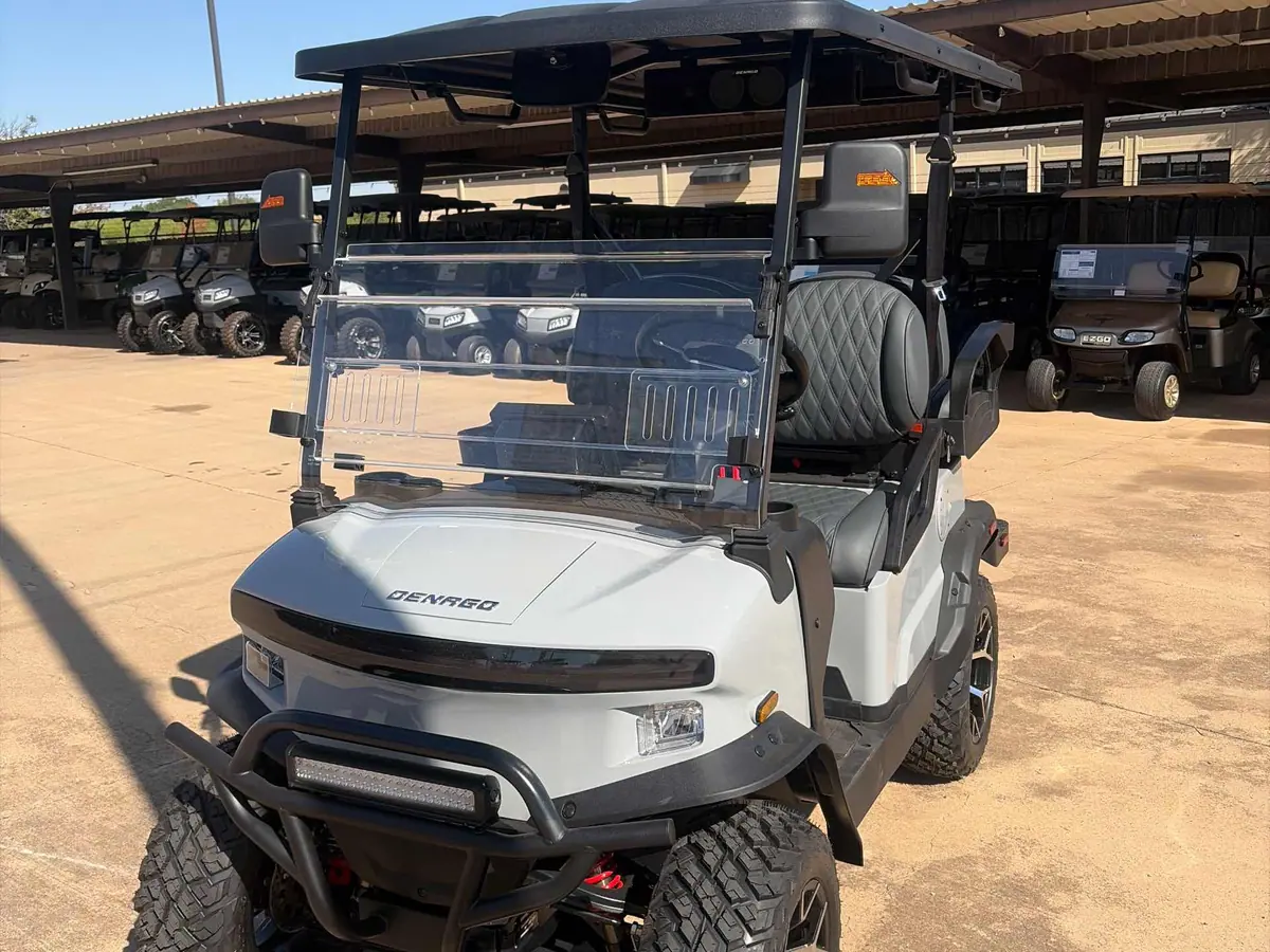 New gray electric 2026 Denago Nomad XL lifted golf cart for sale in Wichita Falls, TX