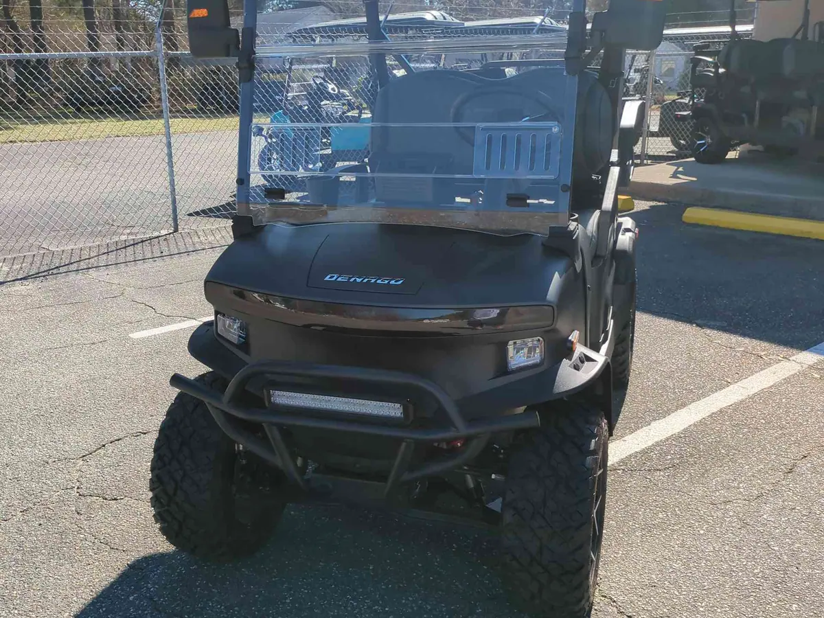 New matte black electric 2026 Denago Nomad XL lifted golf cart for sale in Gloucester Point, VA