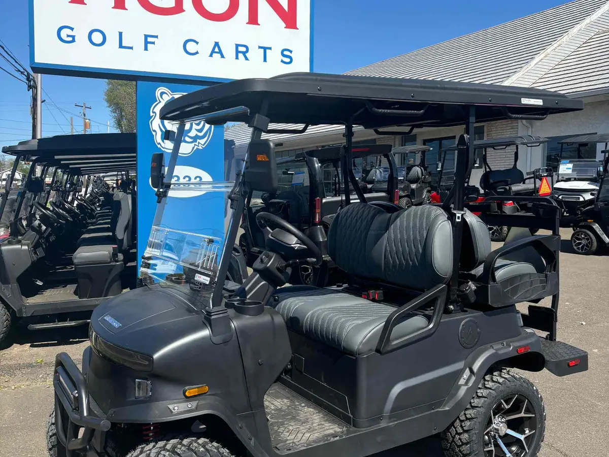 New matte black electric 2026 Denago Nomad XL lifted golf cart for sale in Hatfield, PA