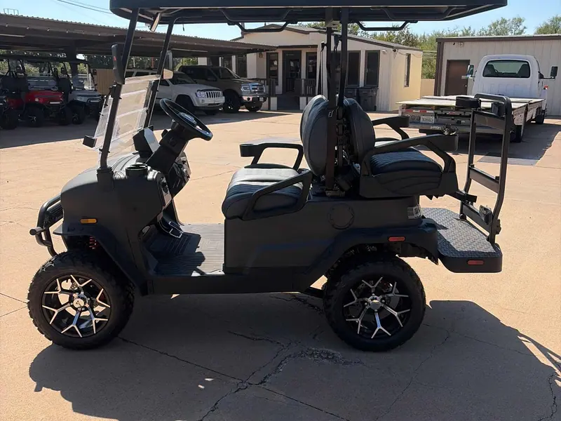 New matte black electric 2026 Denago Nomad XL lifted golf cart for sale in Wichita Falls, TX — photo 2