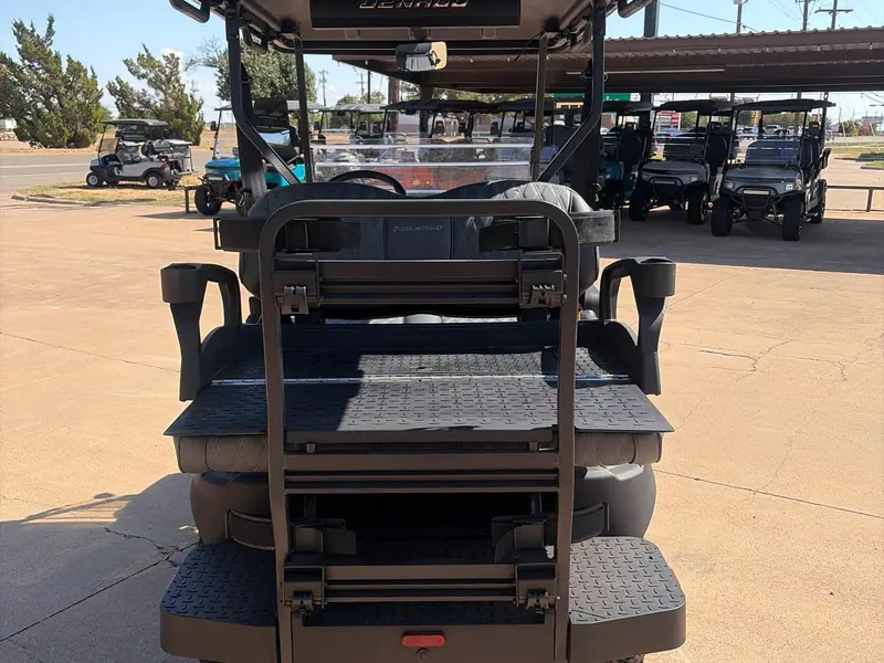 New matte black electric 2026 Denago Nomad XL lifted golf cart for sale in Wichita Falls, TX — photo 4
