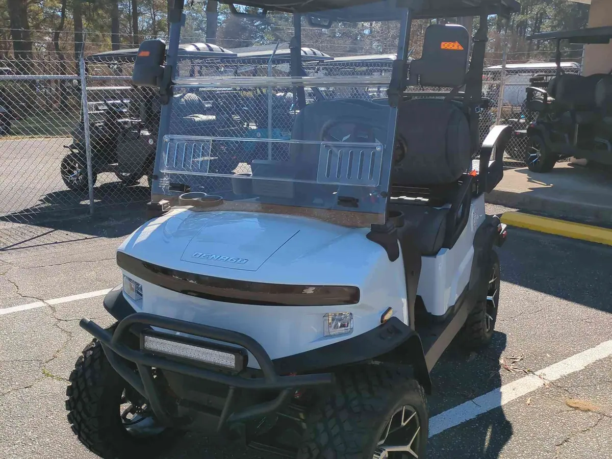 New white electric 2026 Denago Nomad XL lifted golf cart for sale in Gloucester Point, VA